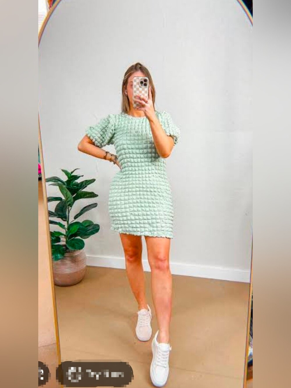 SHE + SKY Popcorn Bubble Dress